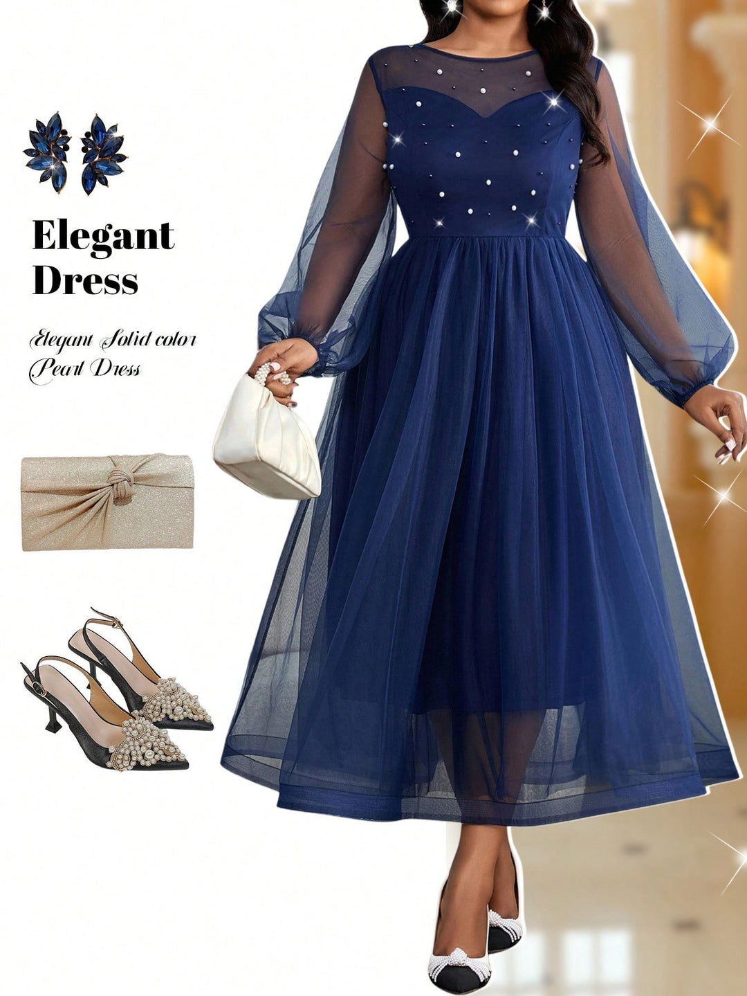Rochie SHEIN, albastru
