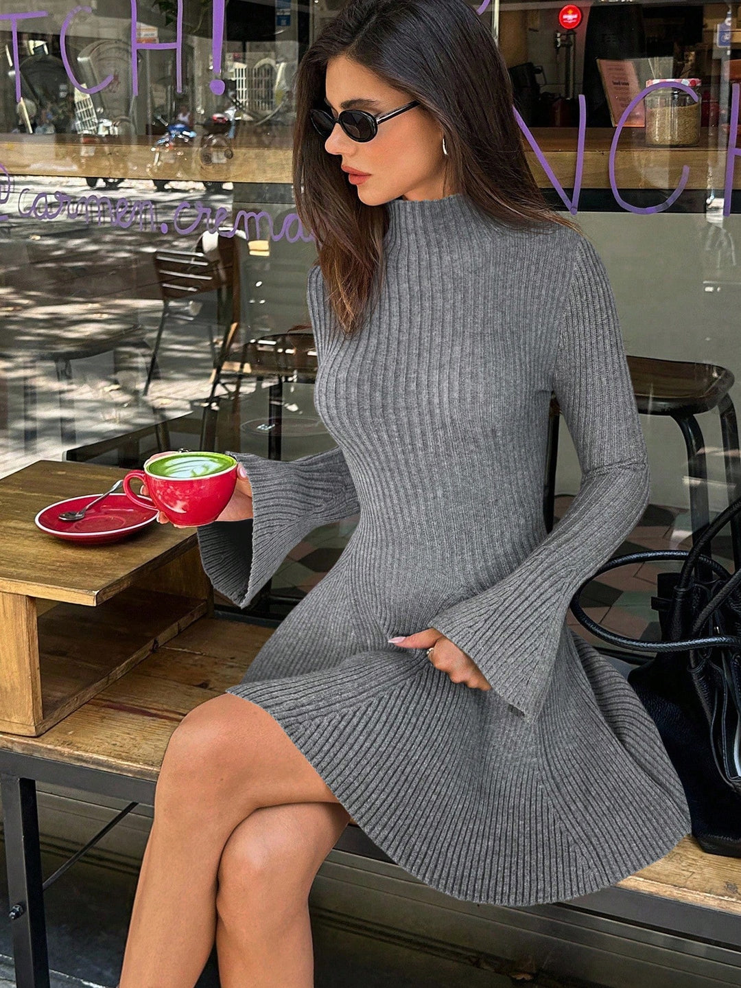 Rochie SHEIN, gri