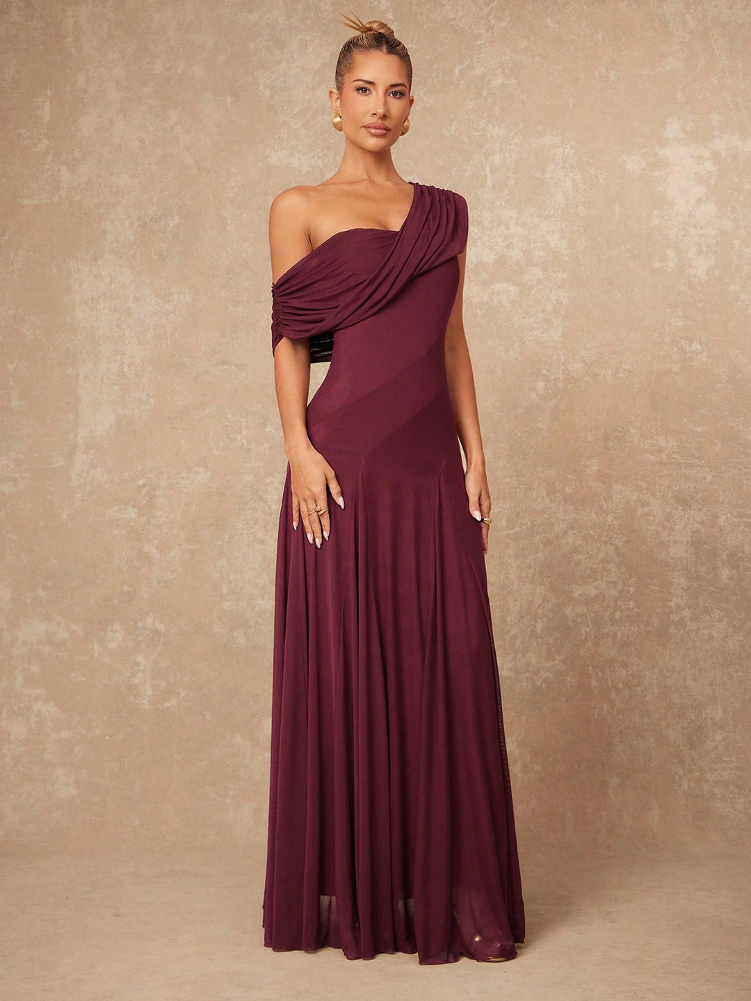 Rochie maxi SHEIN, vișiniu