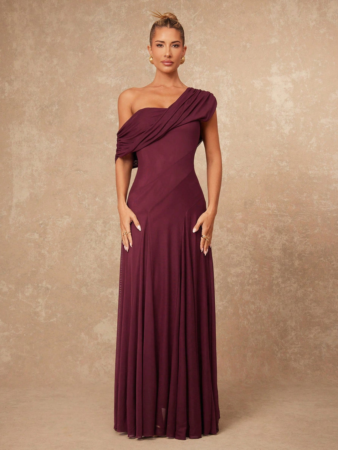 Rochie maxi SHEIN, vișiniu