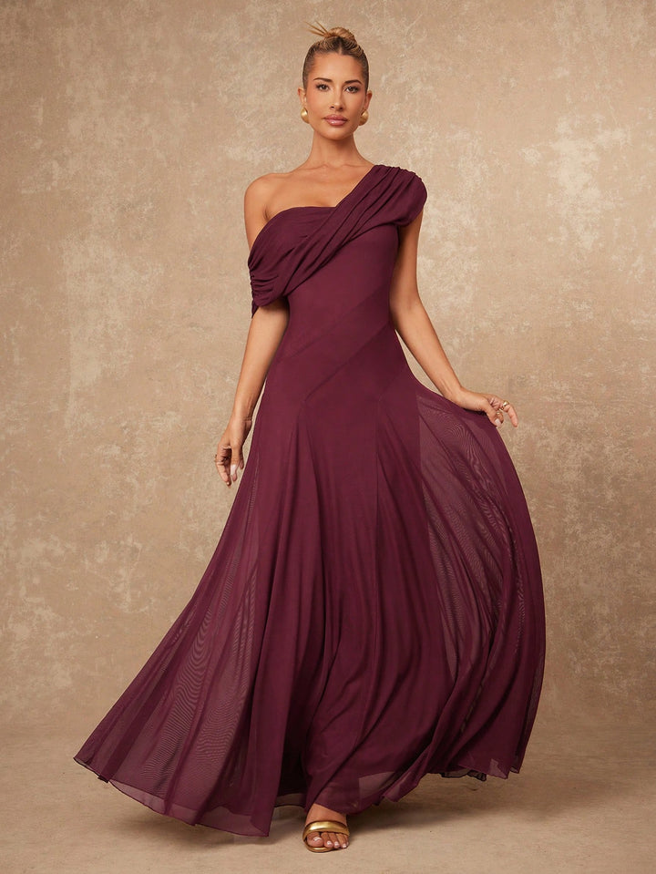 Rochie maxi SHEIN, vișiniu