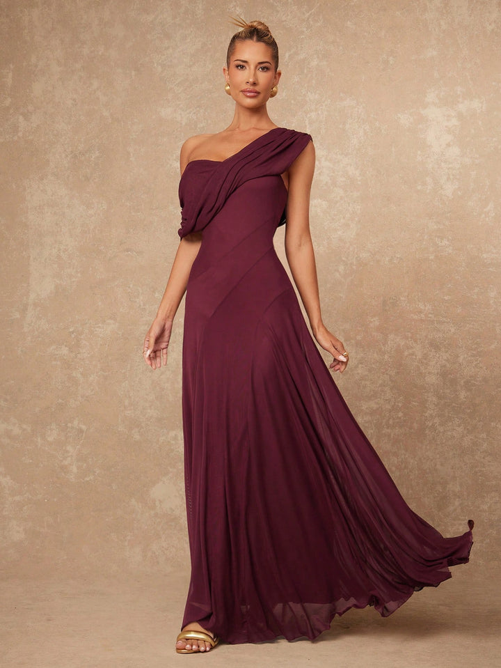Rochie maxi SHEIN, vișiniu