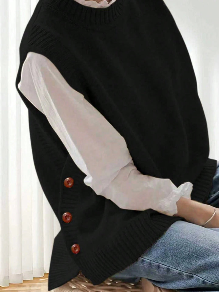 Mellény SHEIN, fekete