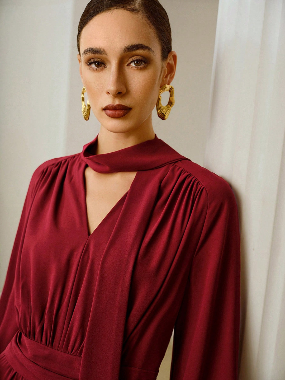 Rochie maxi SHEIN, roșu