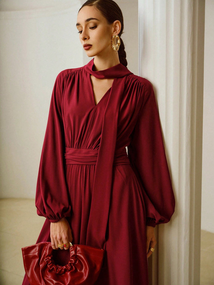 Rochie maxi SHEIN, roșu