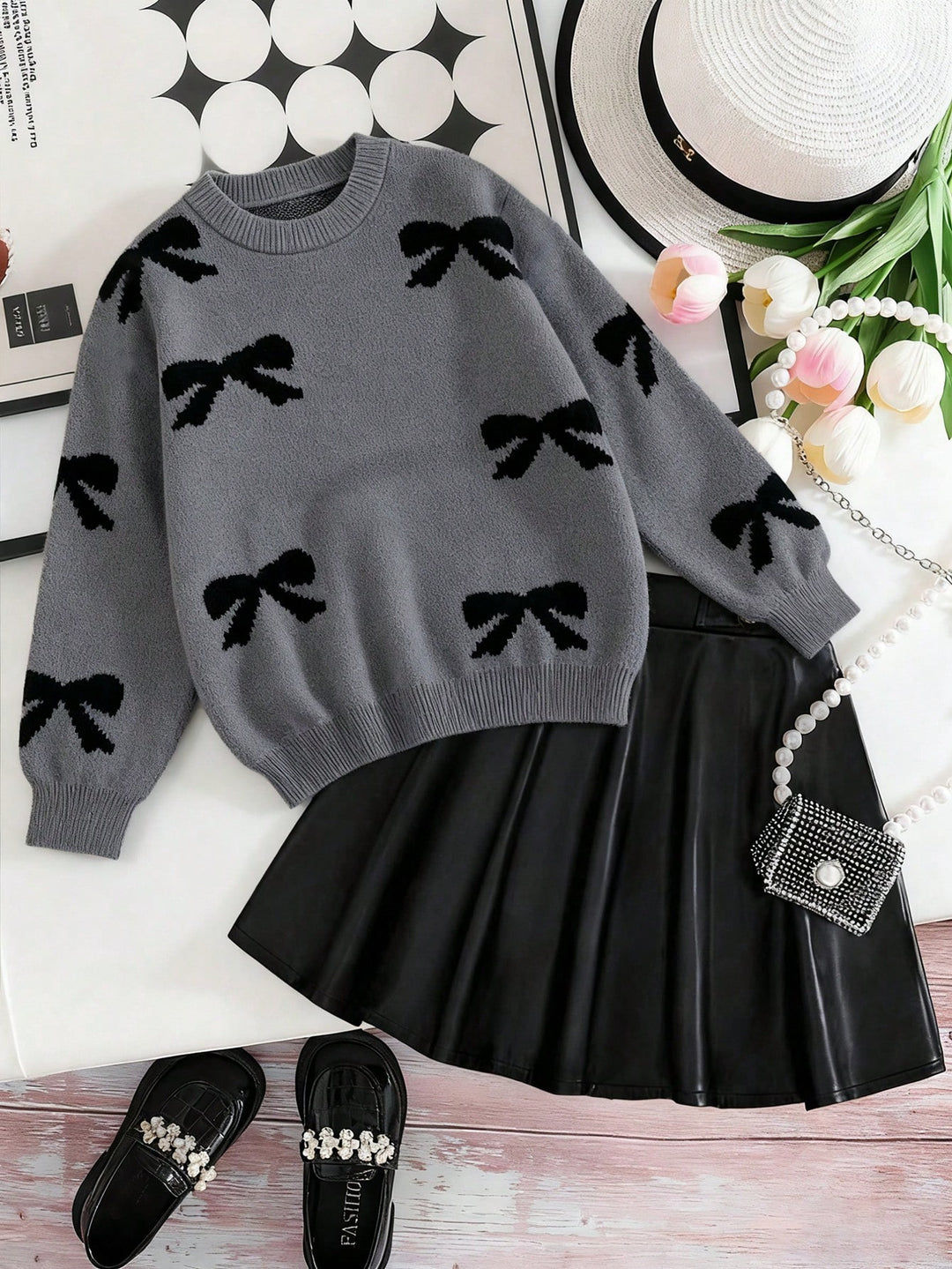 Pulover SHEIN, gri