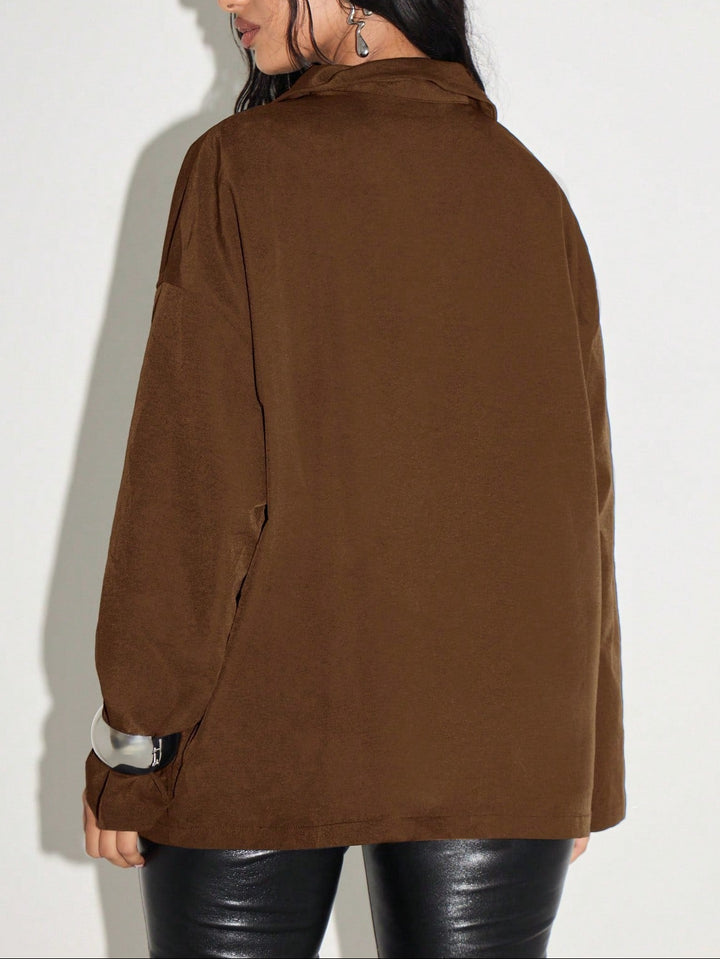 SHEIN blúz, barna