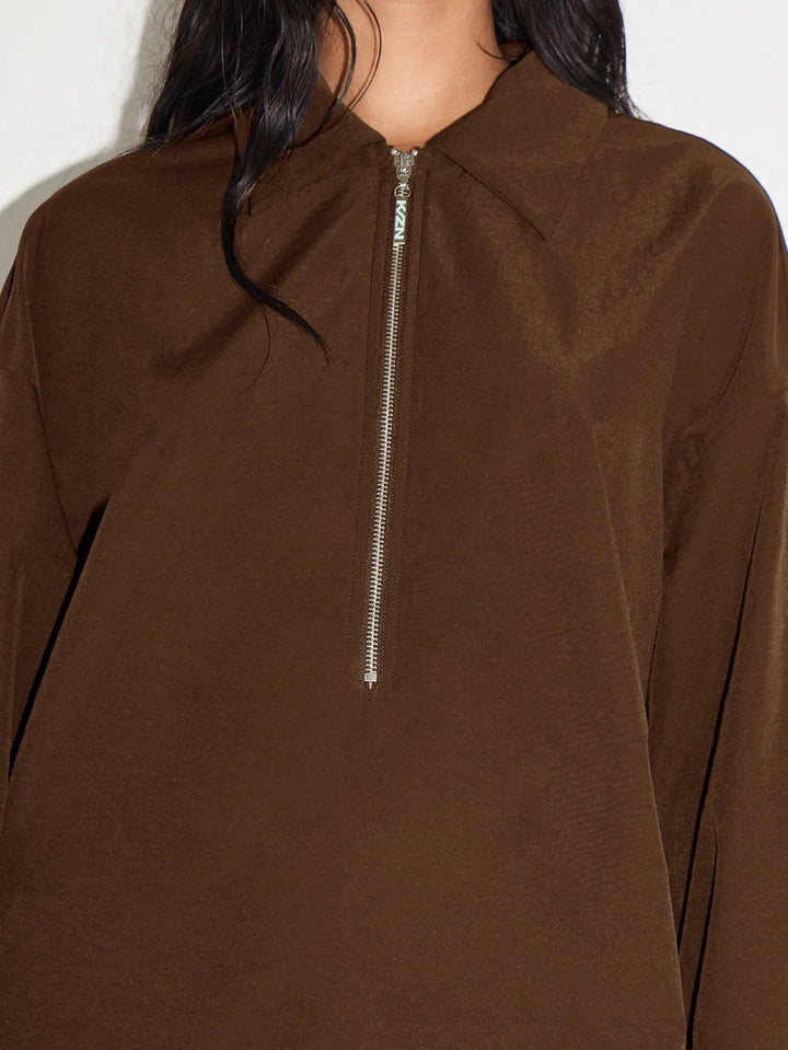 SHEIN blúz, barna