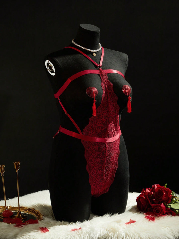 Body SHEIN, vișiniu