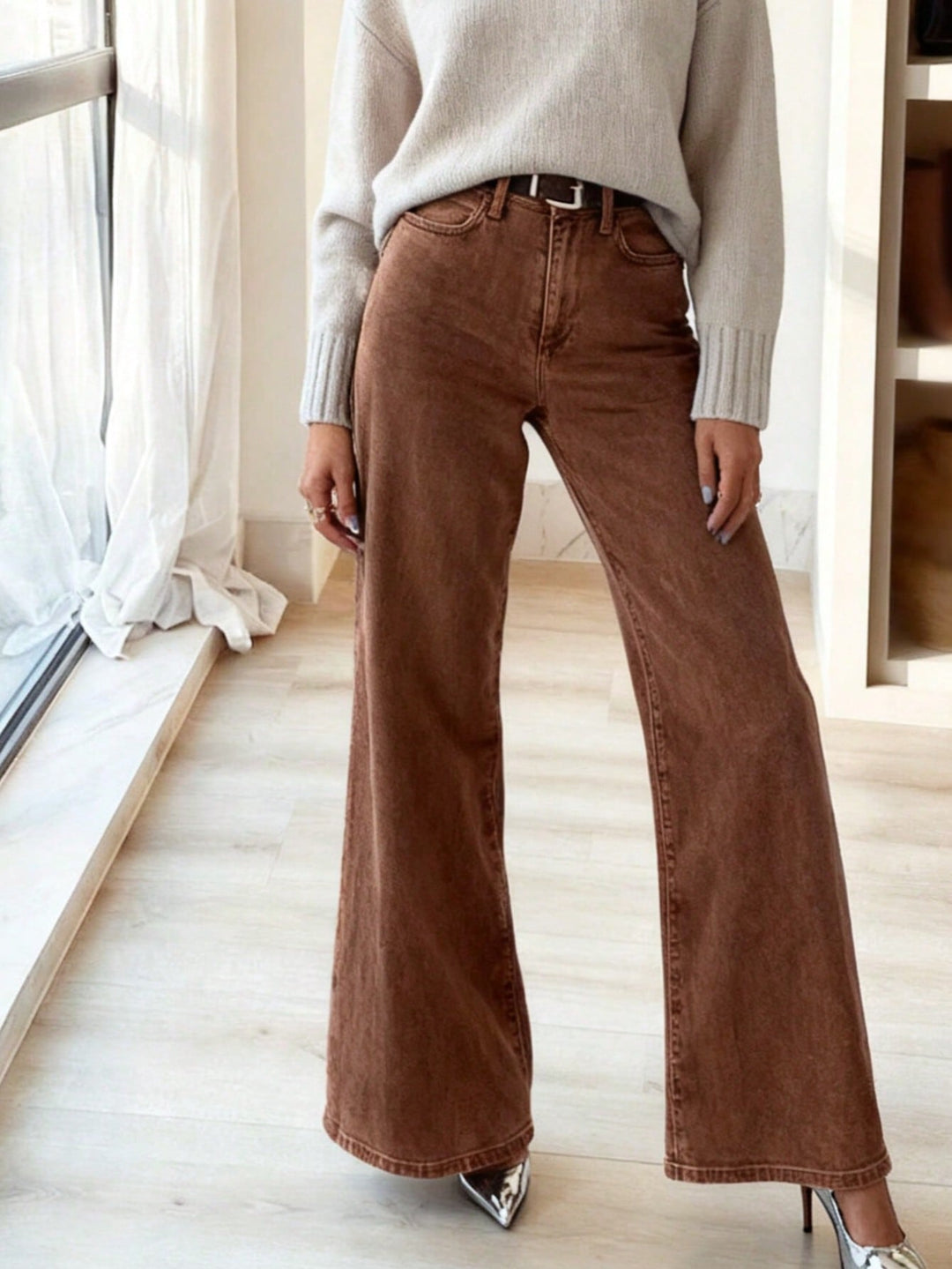 Jeans SHEIN, maro