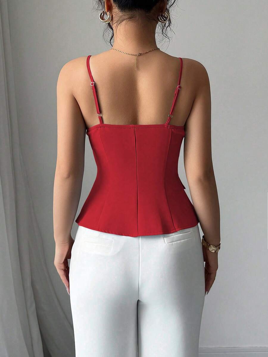 Top SHEIN, roșu
