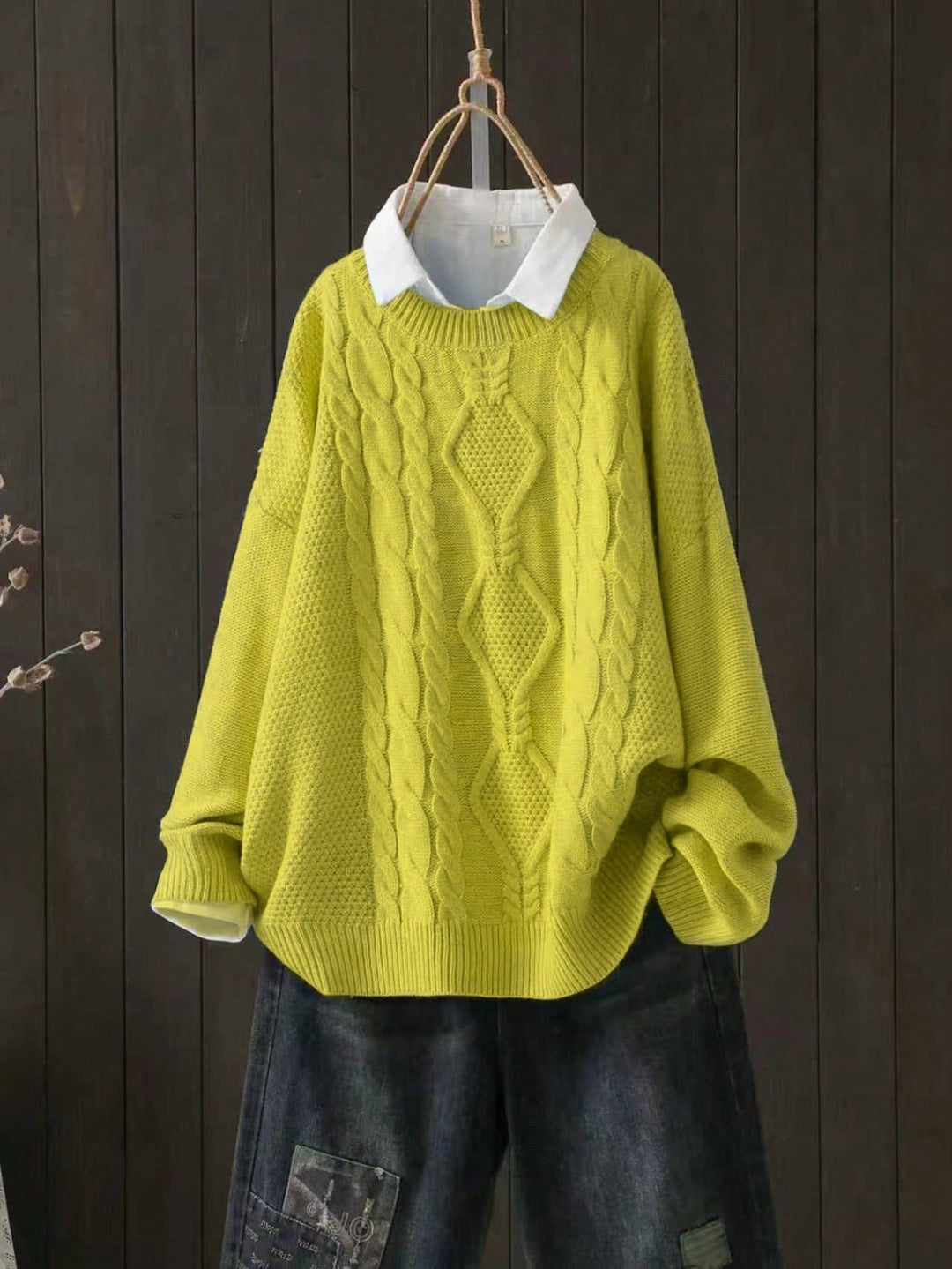Pulover SHEIN, verde