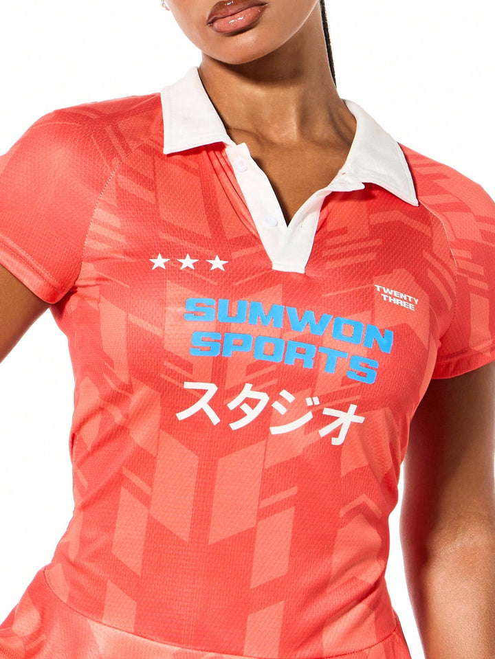 Rochie mini SHEIN, portocaliu