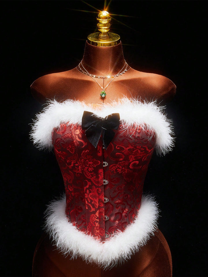 Corset SHEIN, roșu 4fef
