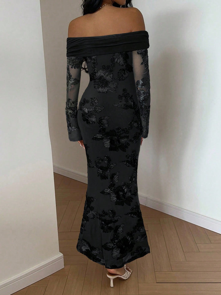 Rochie midi SHEIN, negru