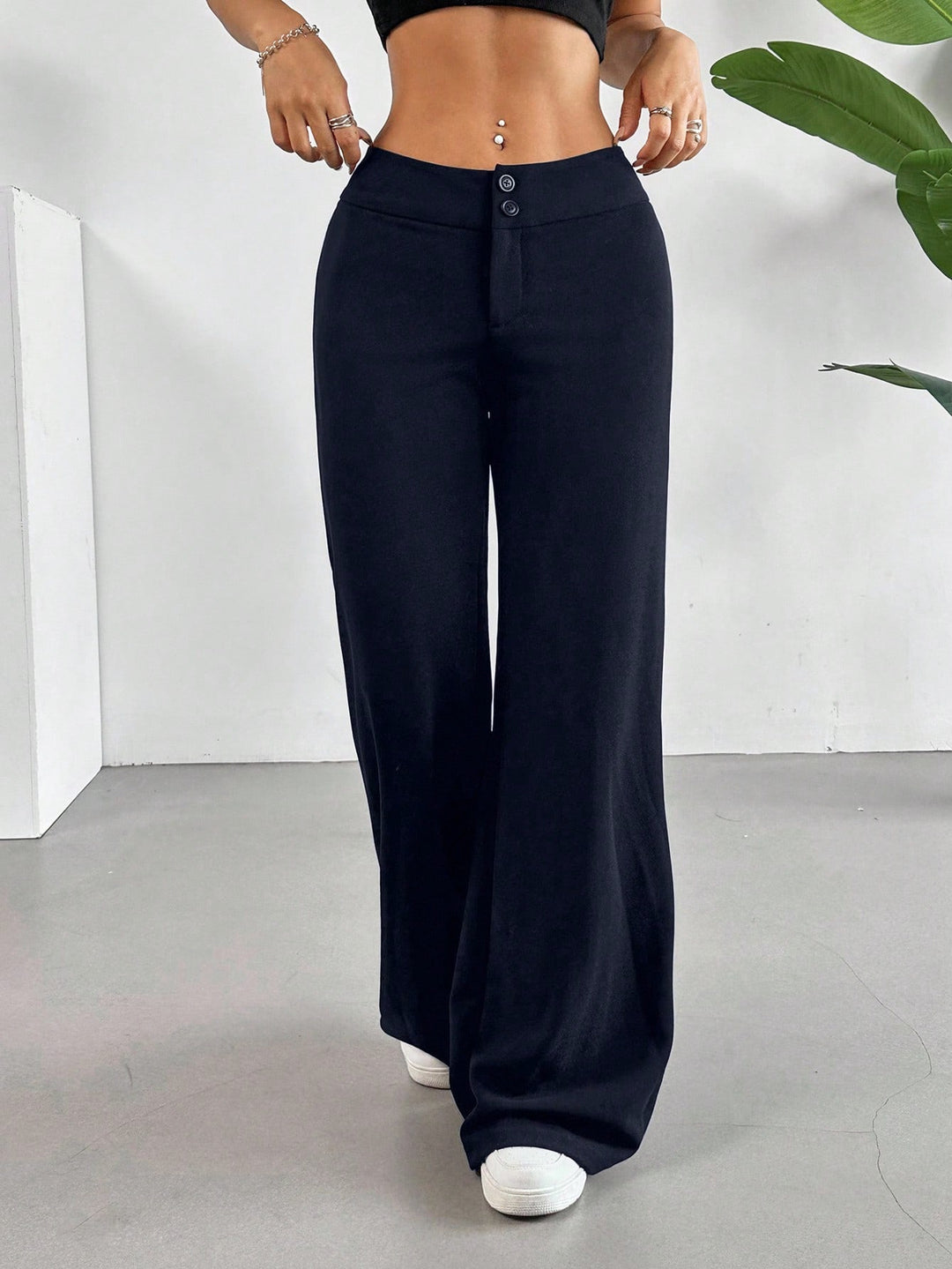 Pantaloni SHEIN, albastru
