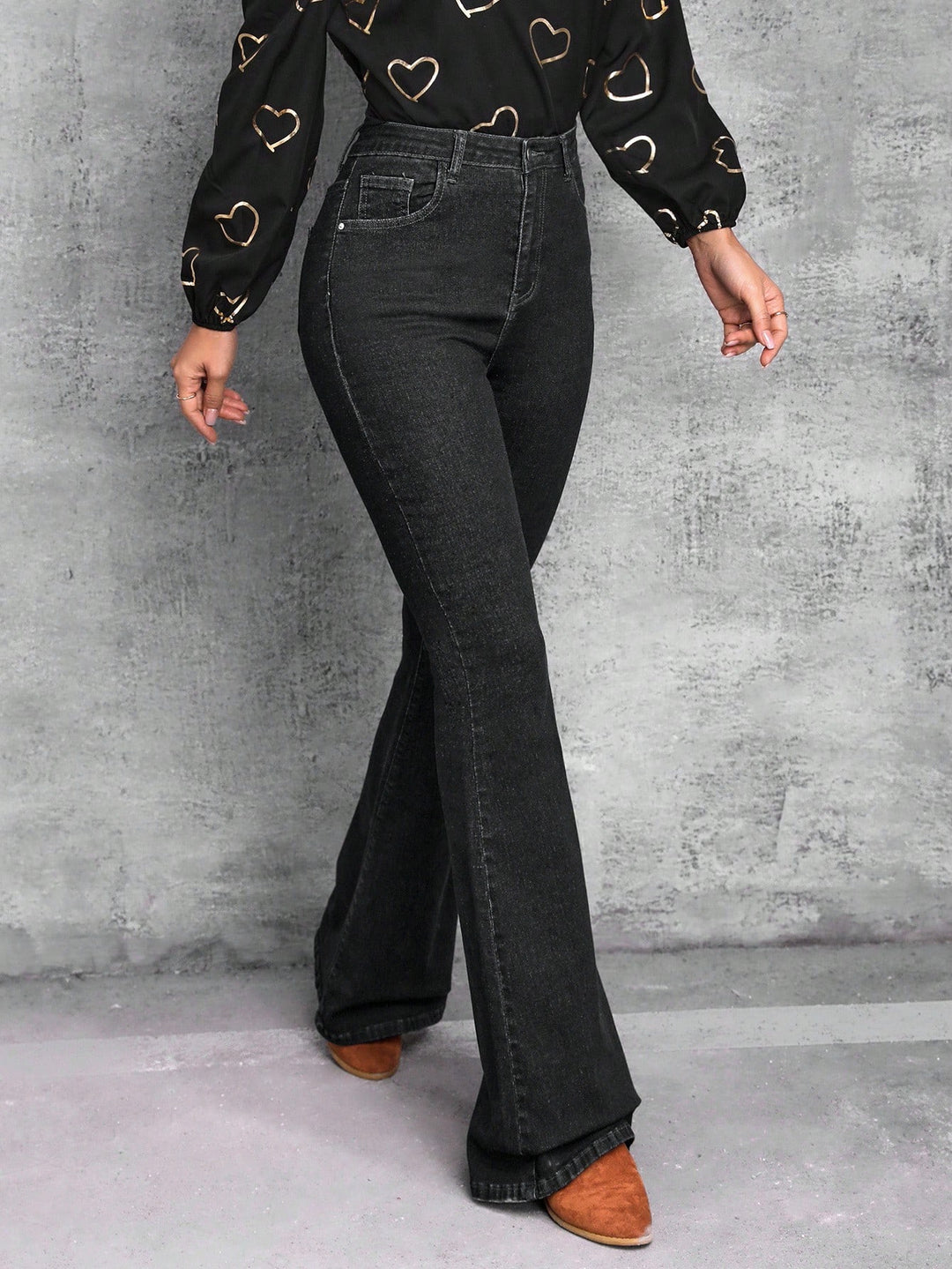 Jeans SHEIN, negru