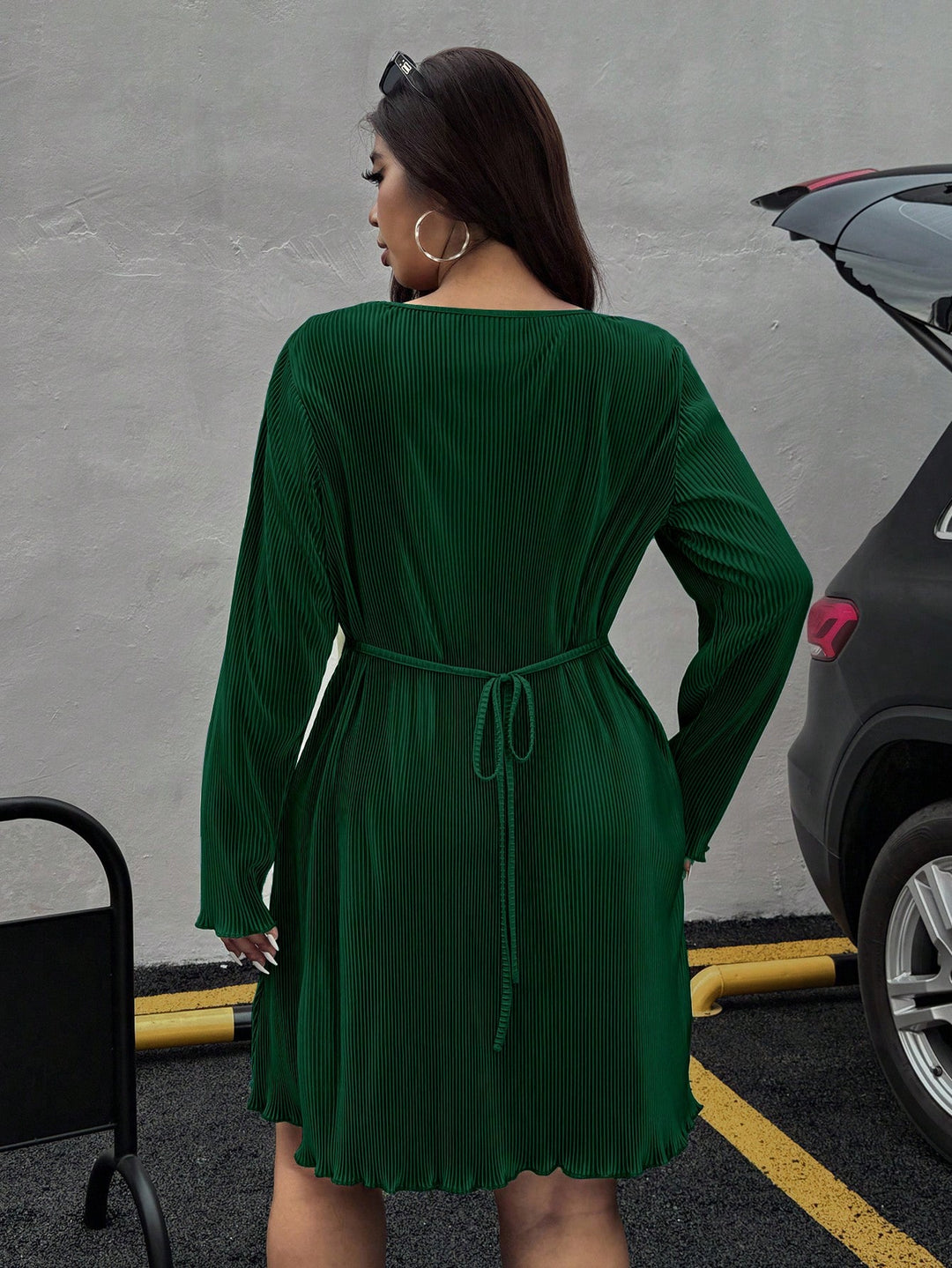 SHEIN mini ruha, zöld
