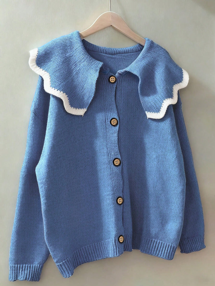 Cardigan SHEIN, albastru