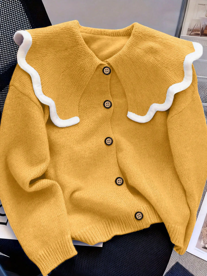 Cardigan SHEIN, galben