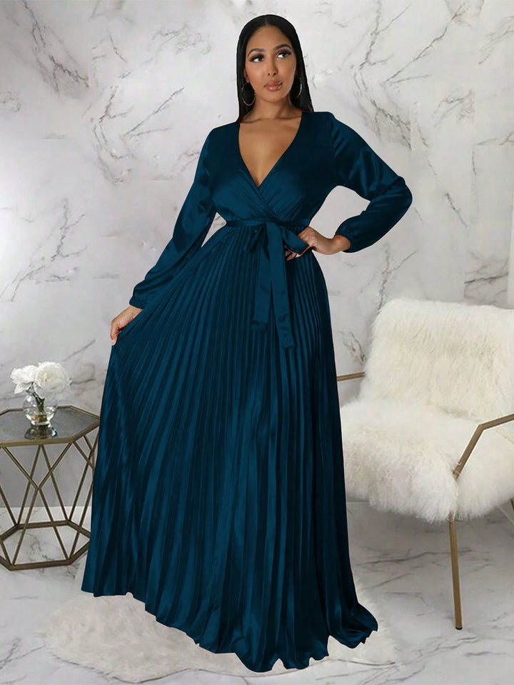 Rochie maxi SHEIN, turcoaz