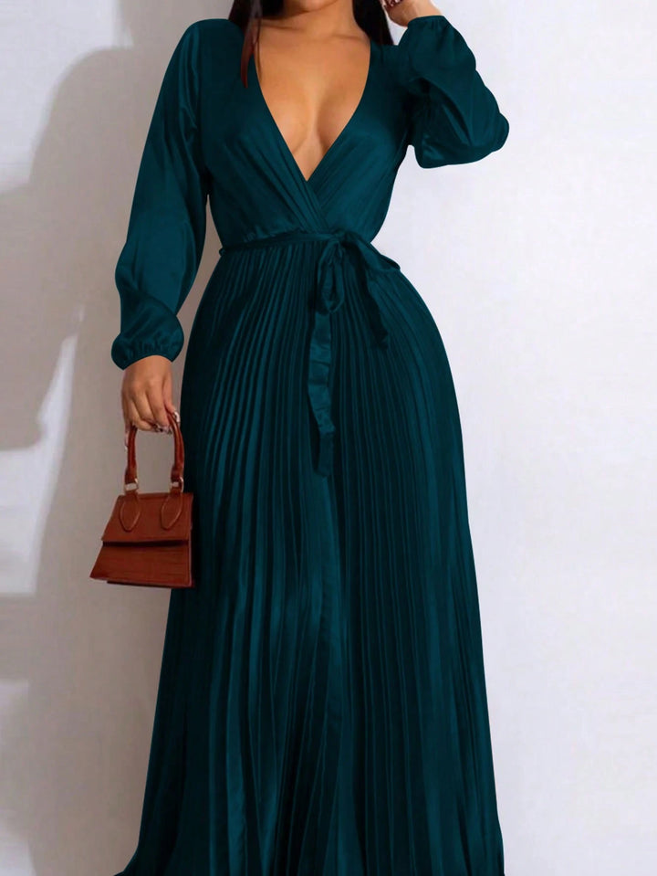 Rochie maxi SHEIN, turcoaz