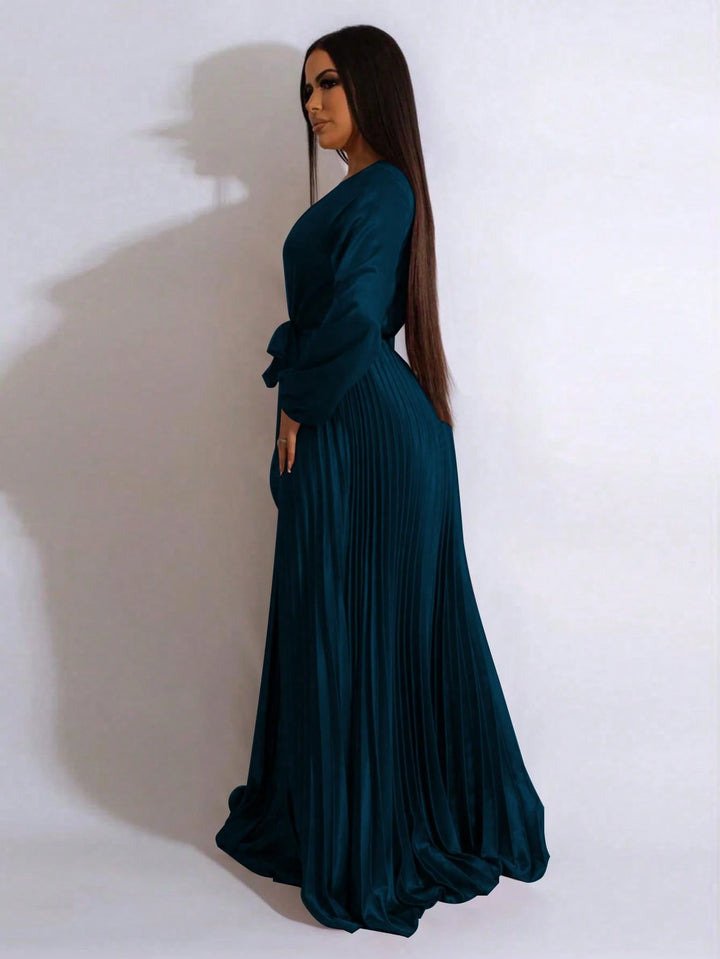 Rochie maxi SHEIN, turcoaz