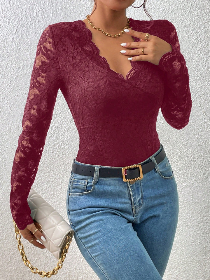 Body SHEIN, vișiniu