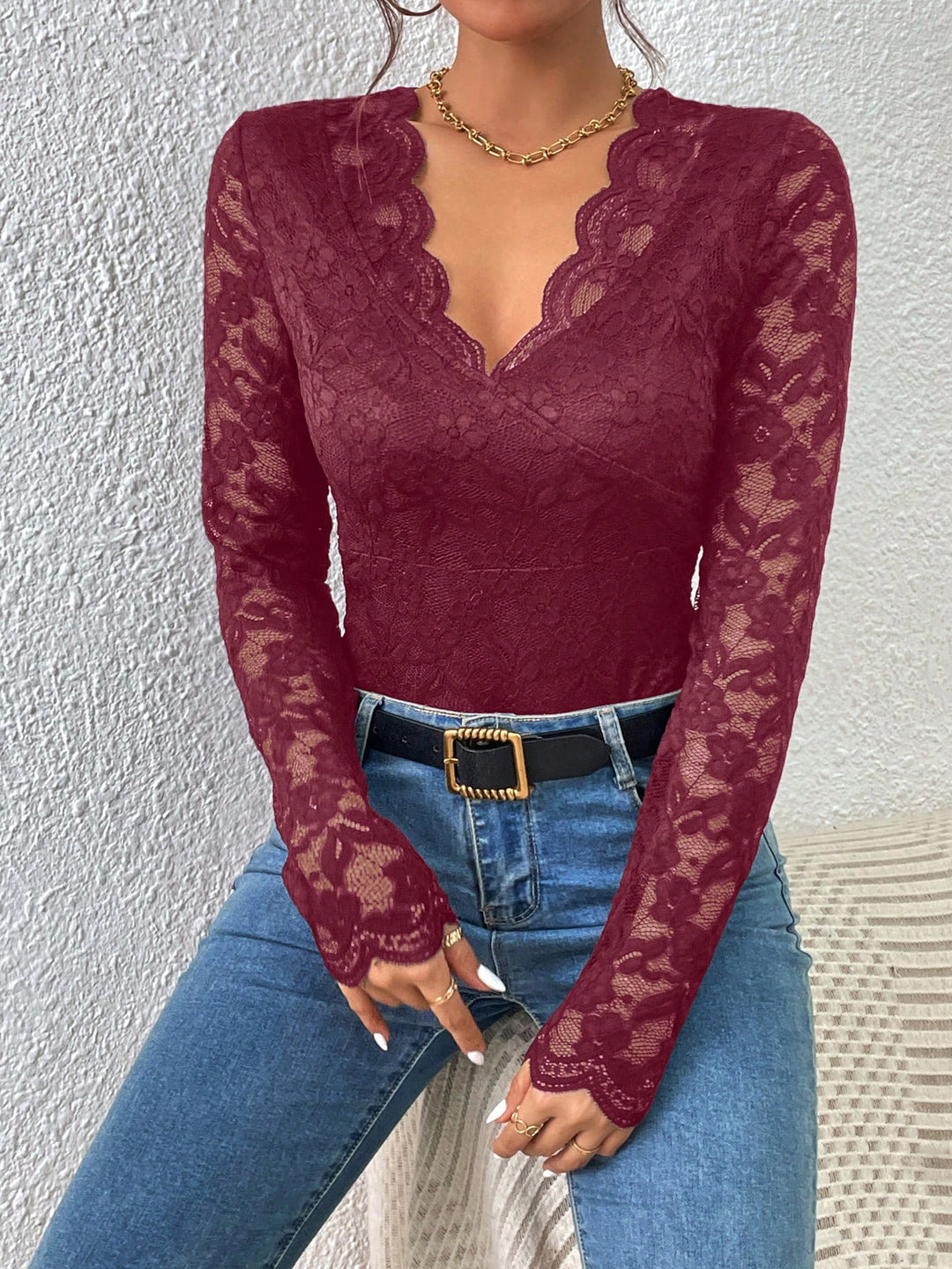 Body SHEIN, vișiniu