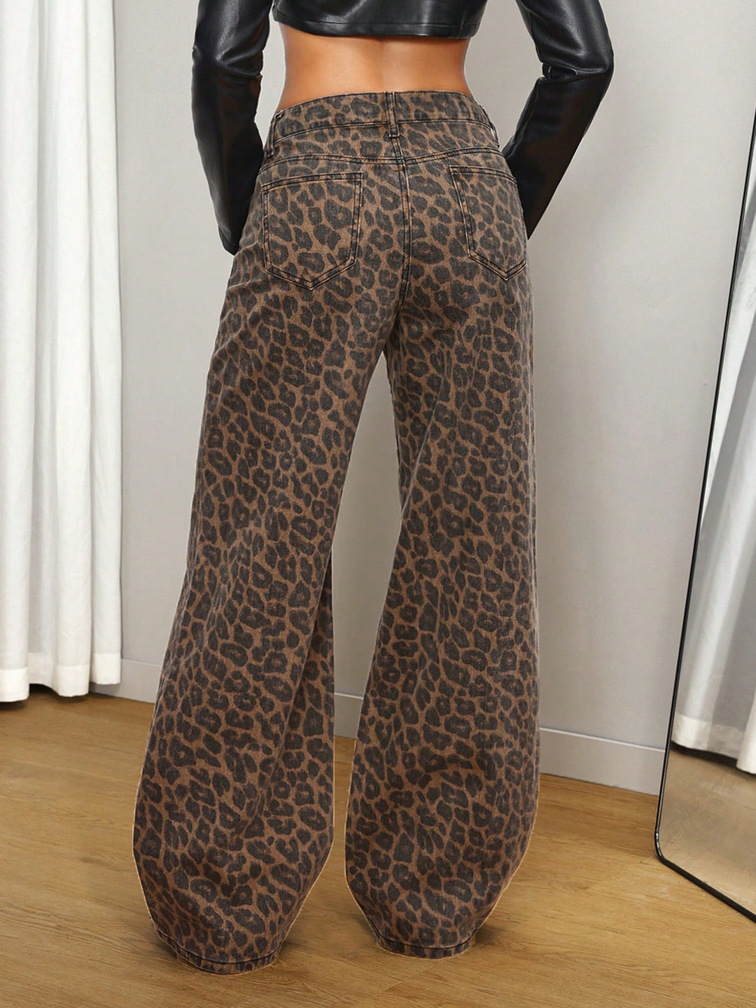 Jeans SHEIN, maro