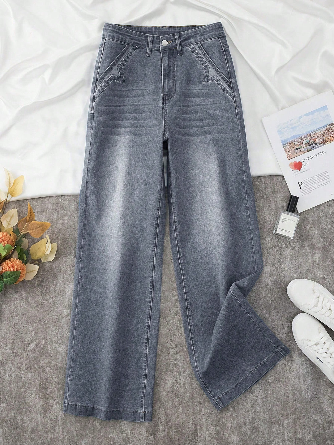 Jeans SHEIN, gri