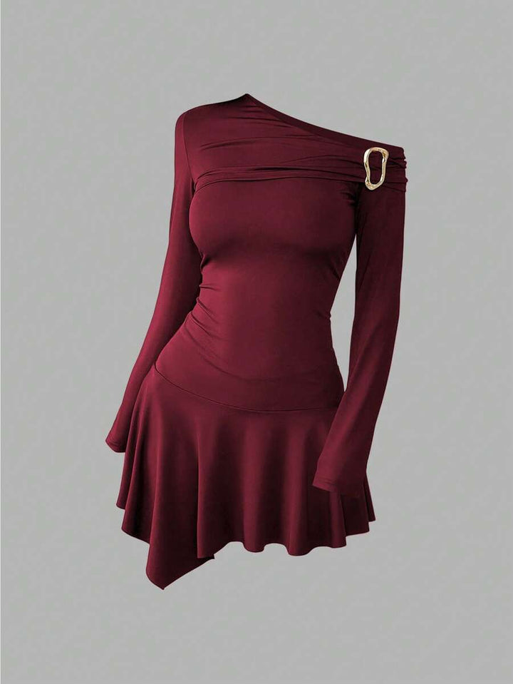 Rochie mini SHEIN, vișiniu