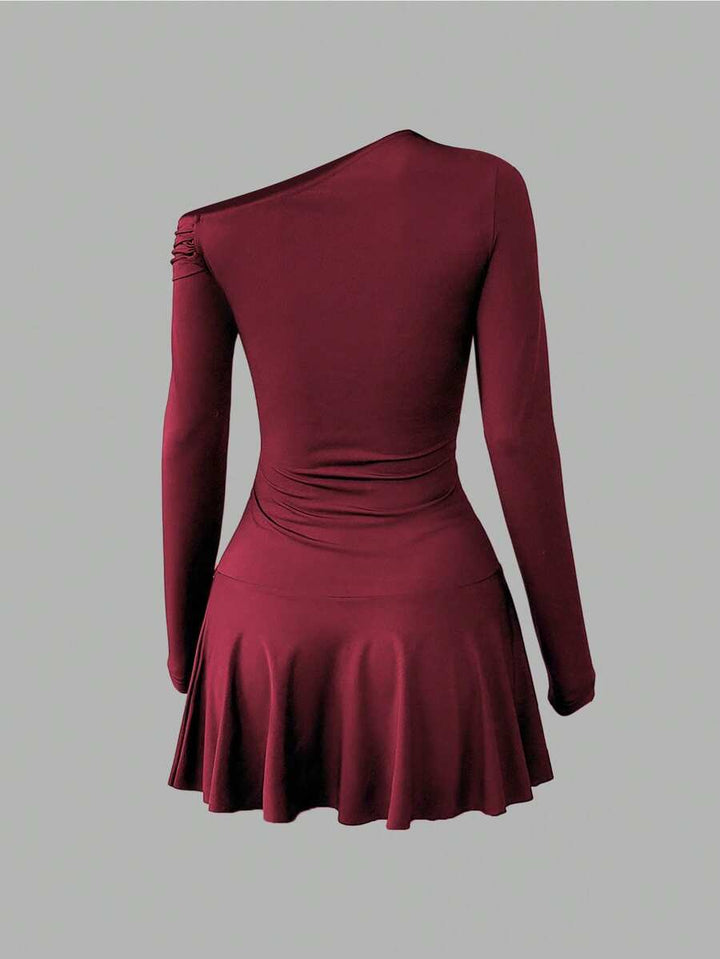 Rochie mini SHEIN, vișiniu