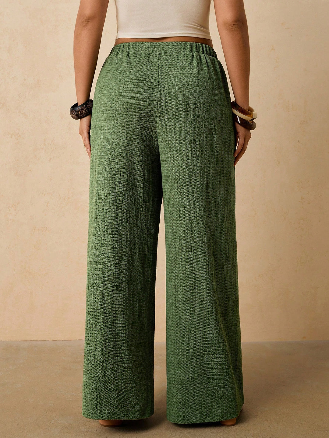 Pantaloni SHEIN, verde