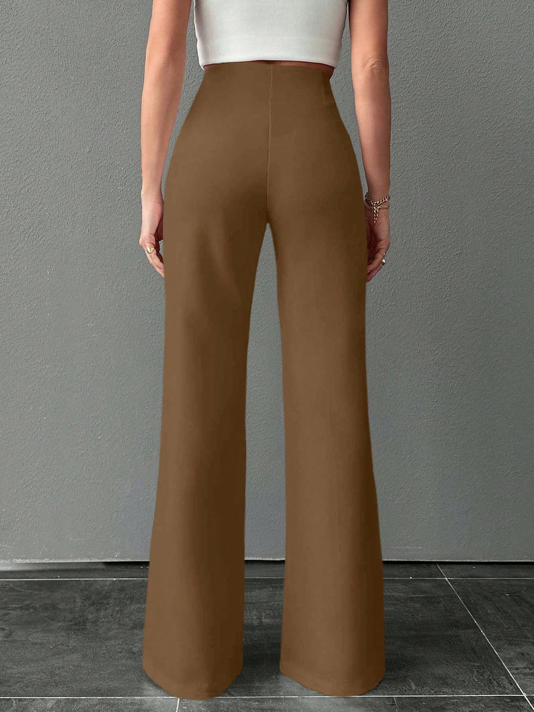 Pantaloni SHEIN, maro