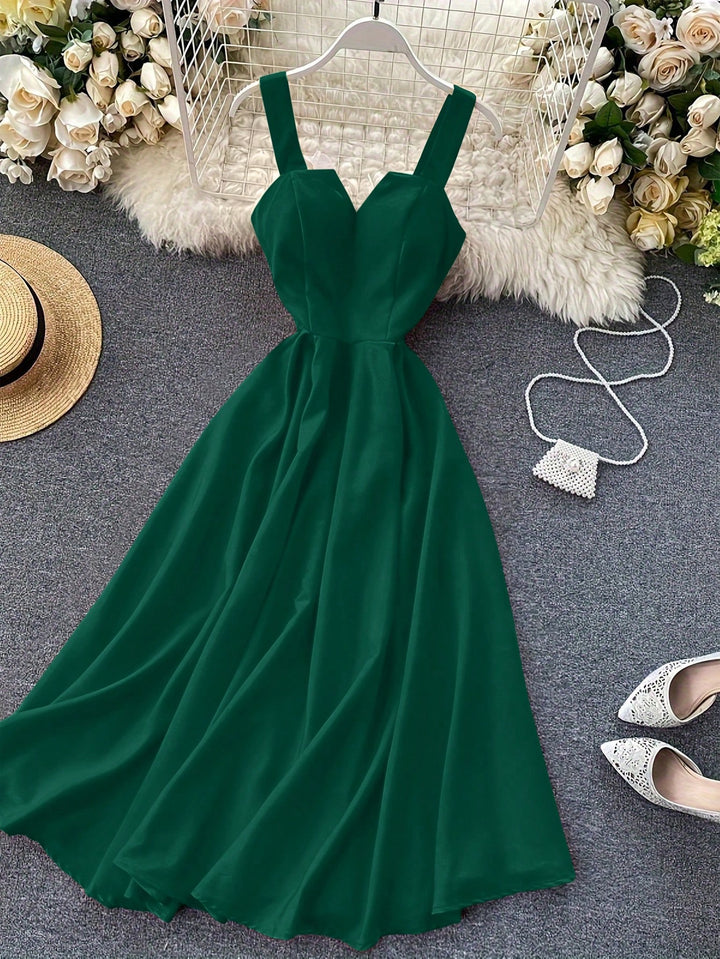 Rochie maxi SHEIN, verde