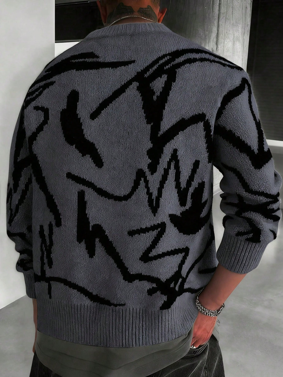 Pulover SHEIN, gri