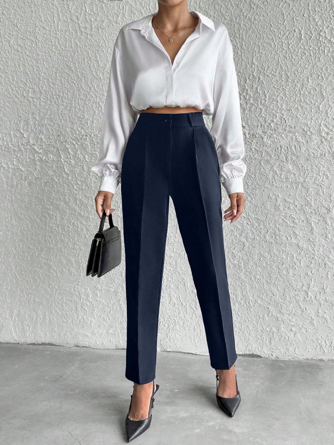 Pantaloni SHEIN, albastru