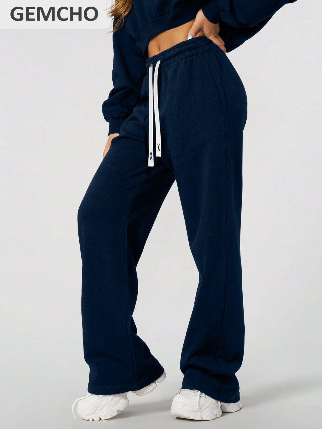 Pantaloni SHEIN, albastru