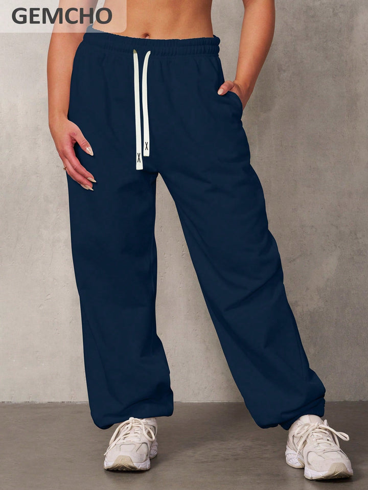 Pantaloni SHEIN, albastru