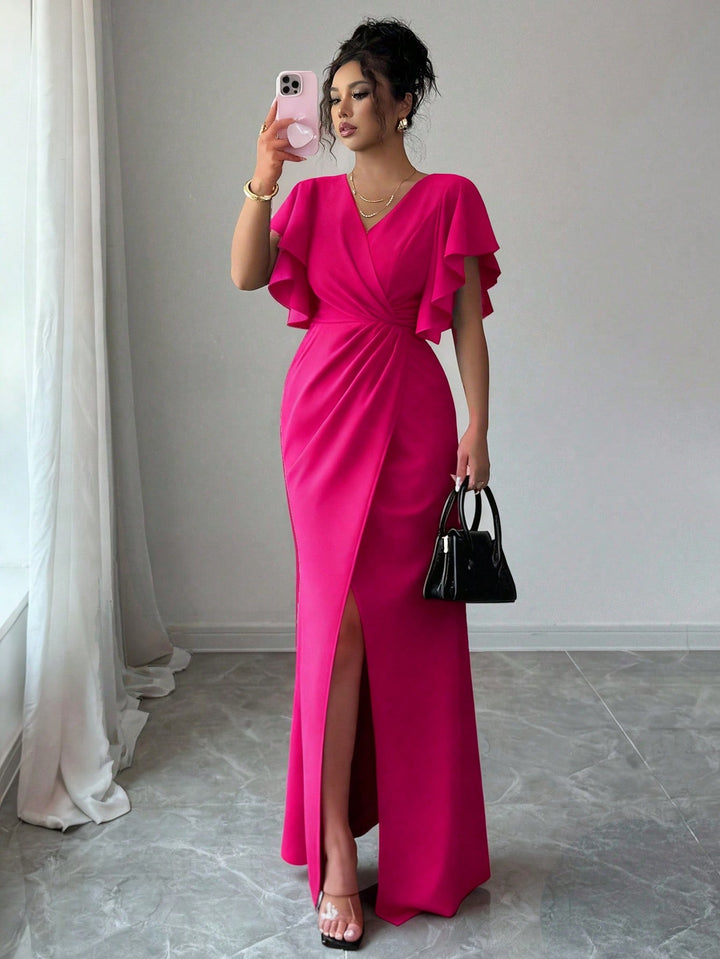 Rochie maxi SHEIN, roz
