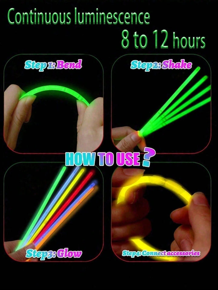 Set brățări luminoase SHEIN, mix culori