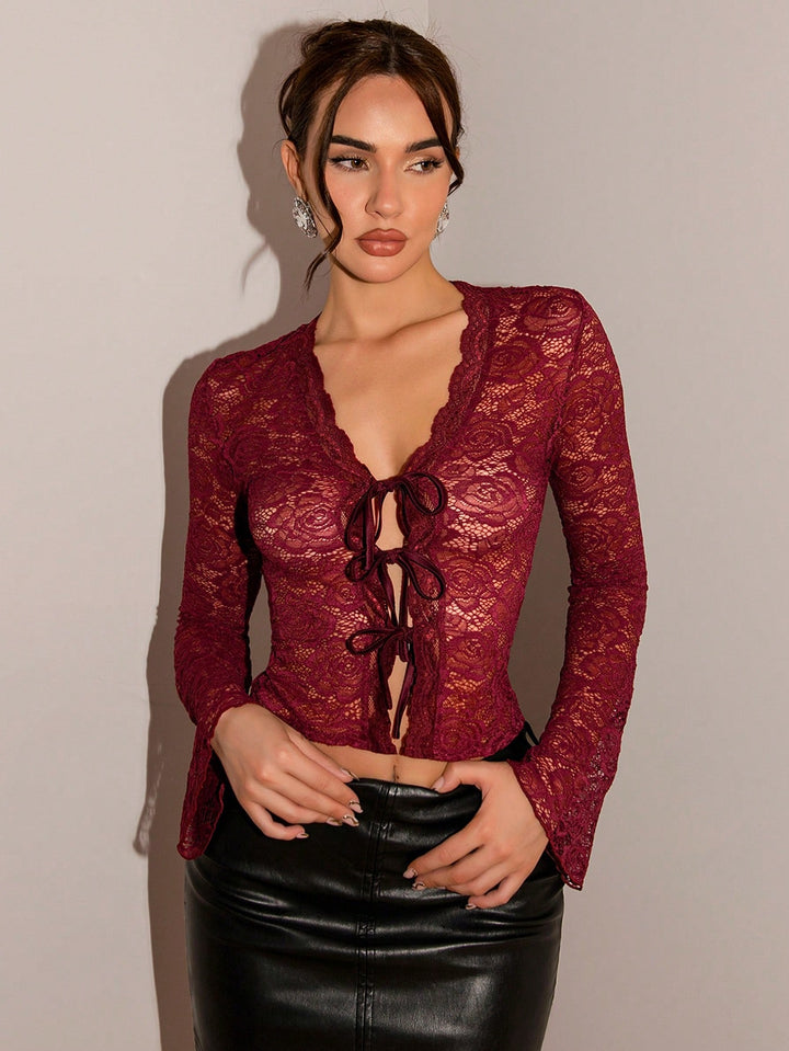 SHEIN blúz, piros