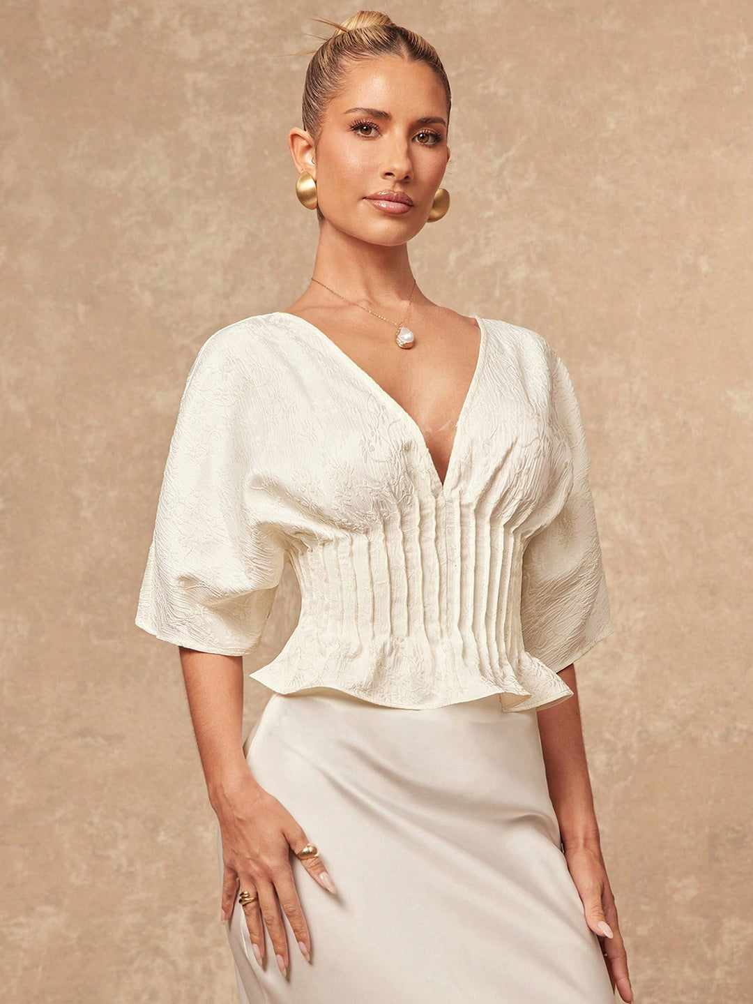 Top SHEIN, bej