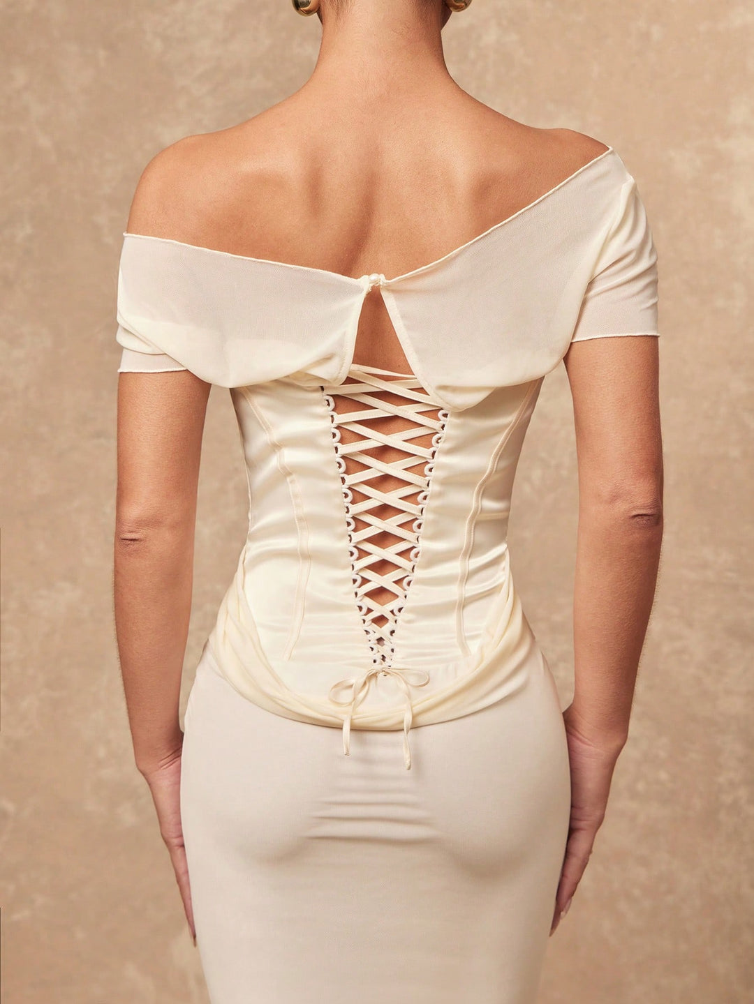SHEIN maxi ruha, bézs