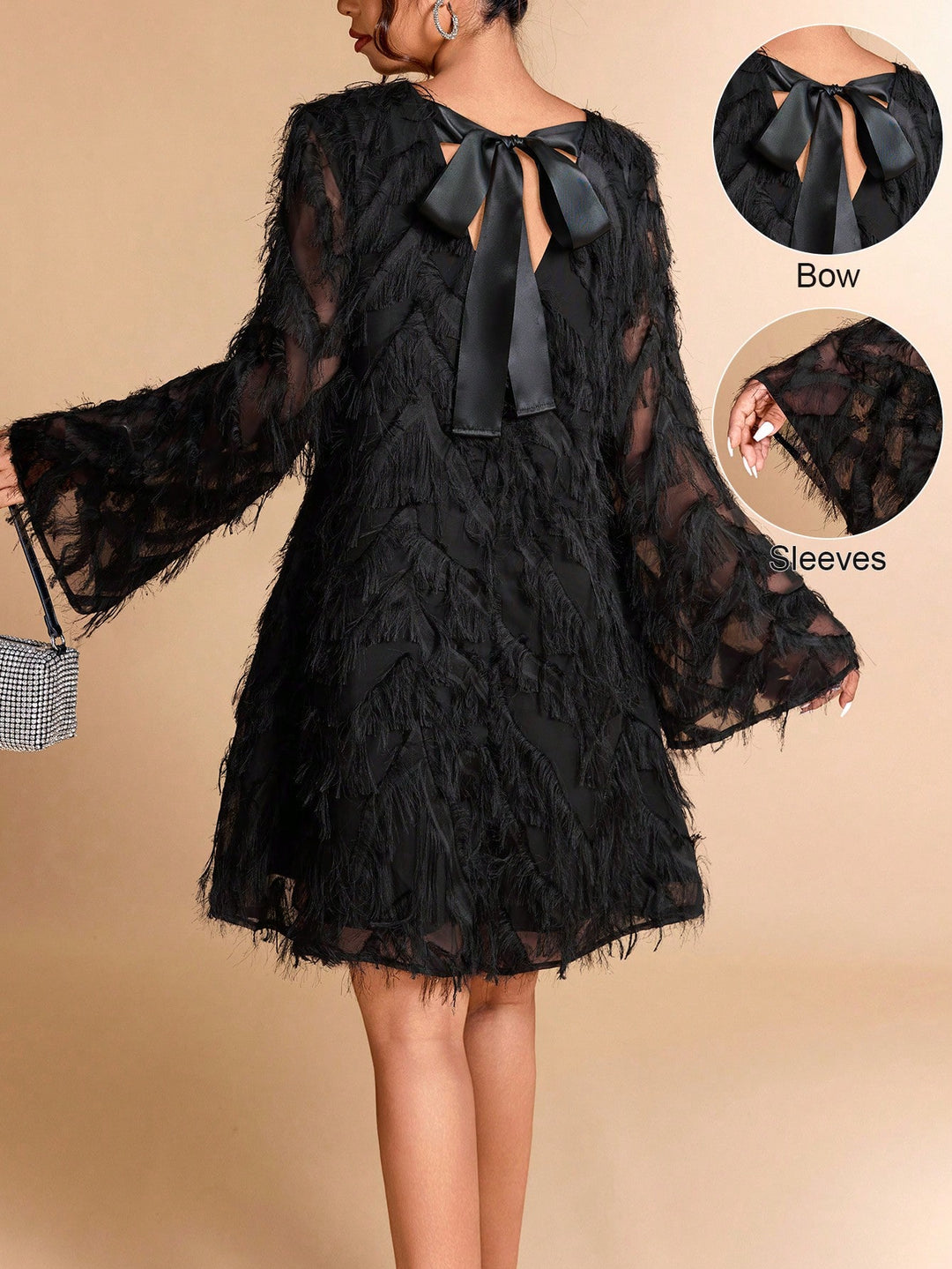 Rochie mini SHEIN, negru