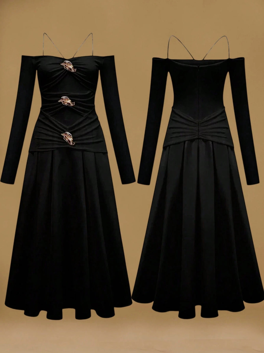 Rochie maxi SHEIN, negru