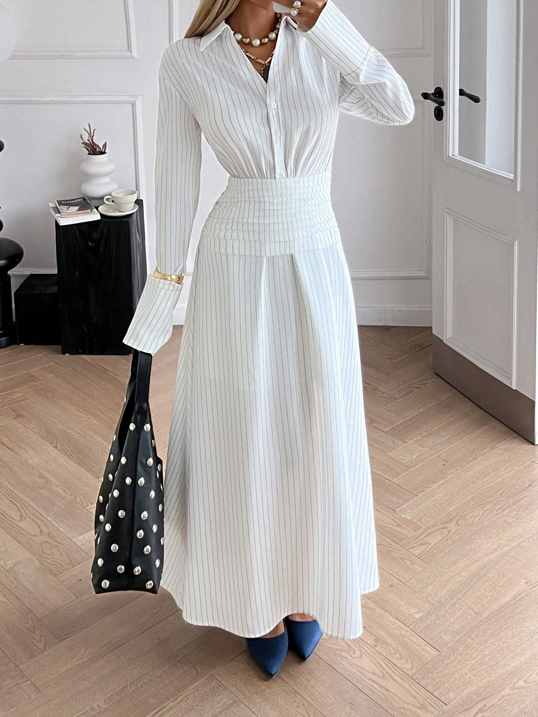 Rochie maxi SHEIN, portocaliu