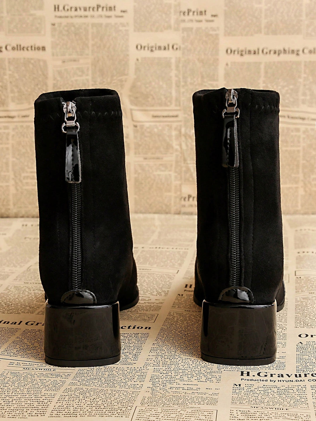 Botine SHEIN, negru