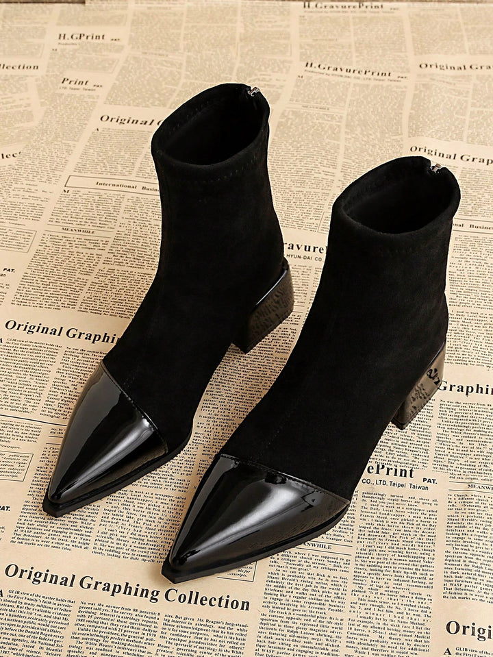 Botine SHEIN, negru